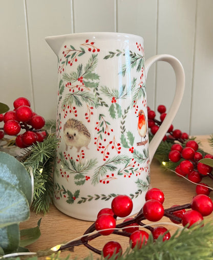 Christmas Folk Animal Jug