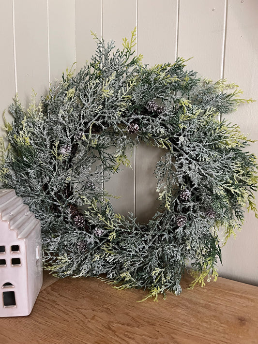 Frosted Pine Wreath