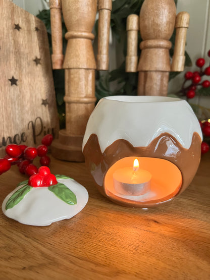 Christmas Pudding Wax Melt Burner