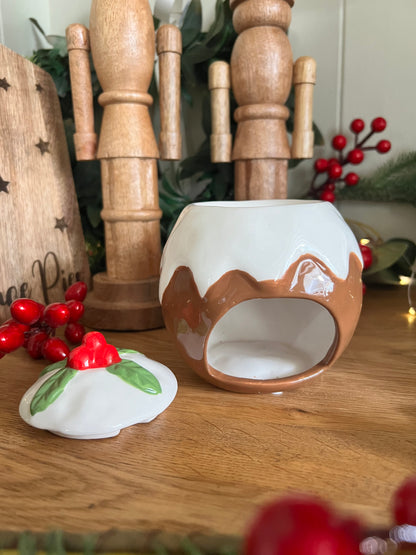 Christmas Pudding Wax Melt Burner