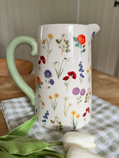 Wildflower Ceramic Jug