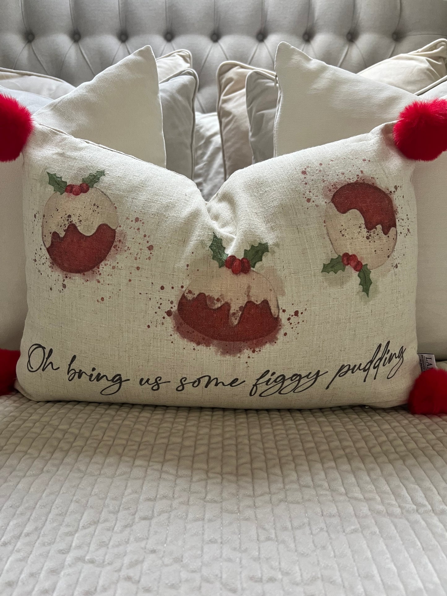 Christmas Pudding Cushion