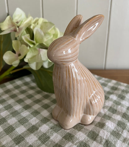 Ceramic Ribbed Bunny