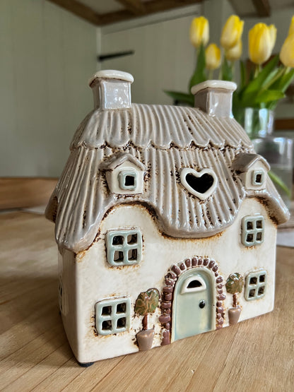 Large Cottage Tea Light Holder