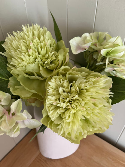 Single Green Peony