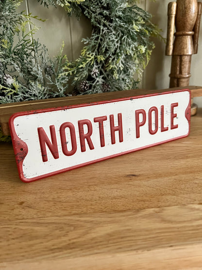 North Pole Sign