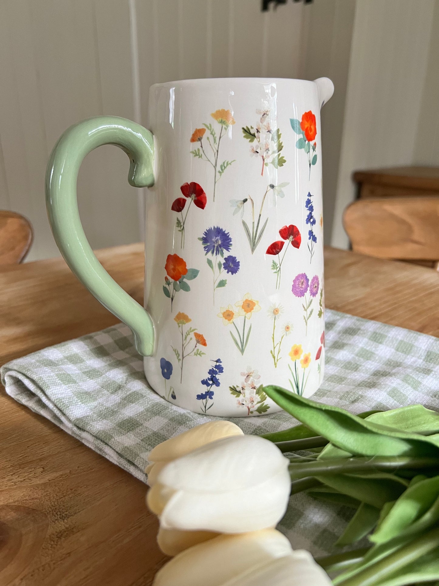 Wildflower Ceramic Jug