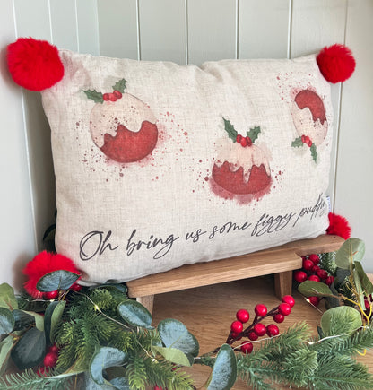 Christmas Pudding Cushion