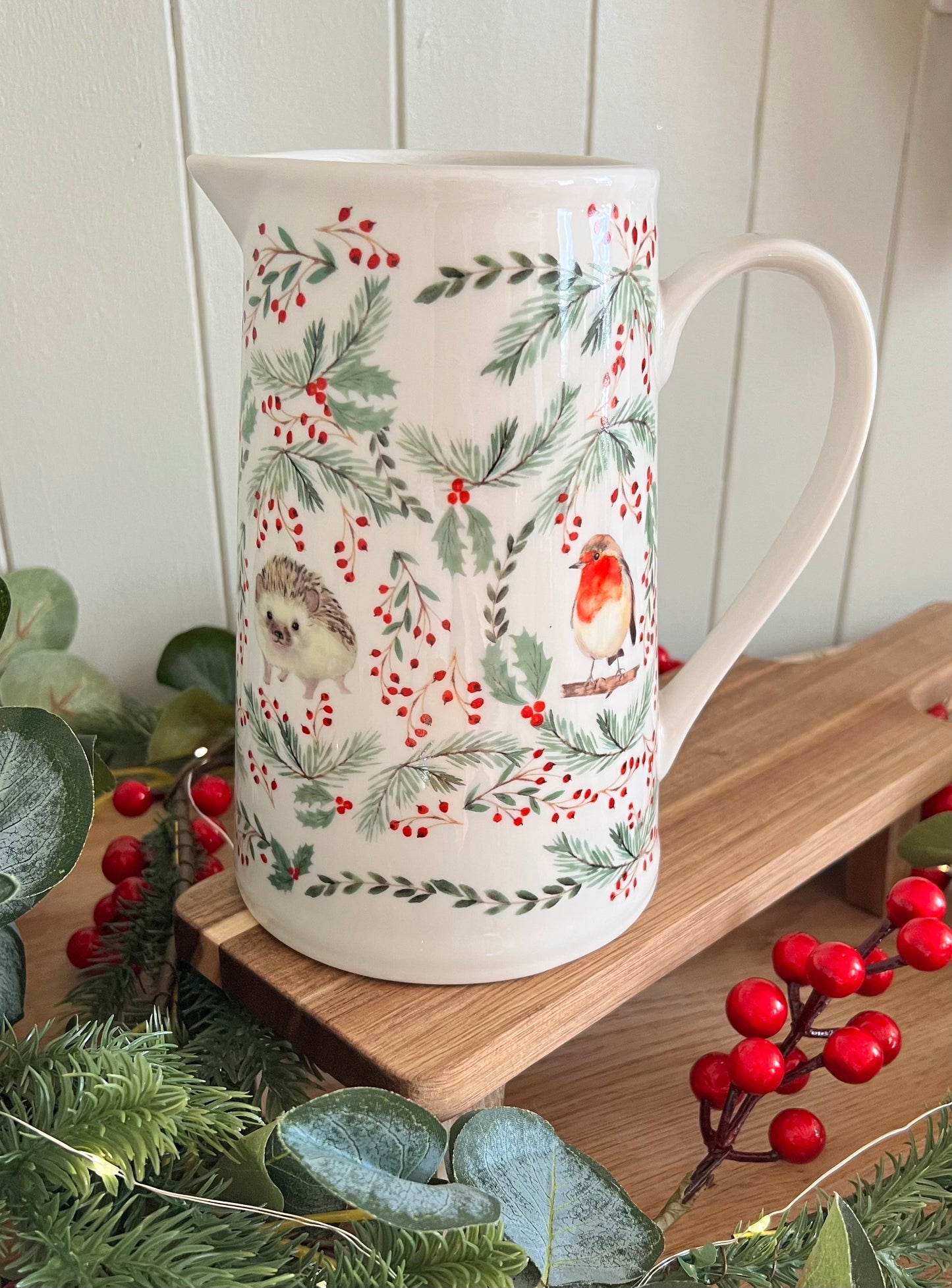 Christmas Folk Animal Jug