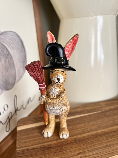 Jasper Rabbit With Broomstick