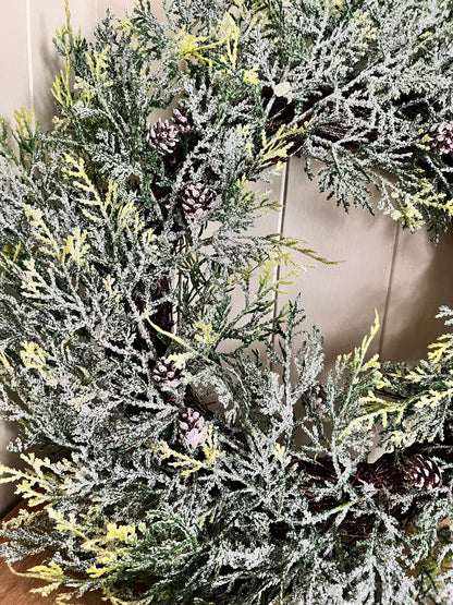 Frosted Pine Wreath