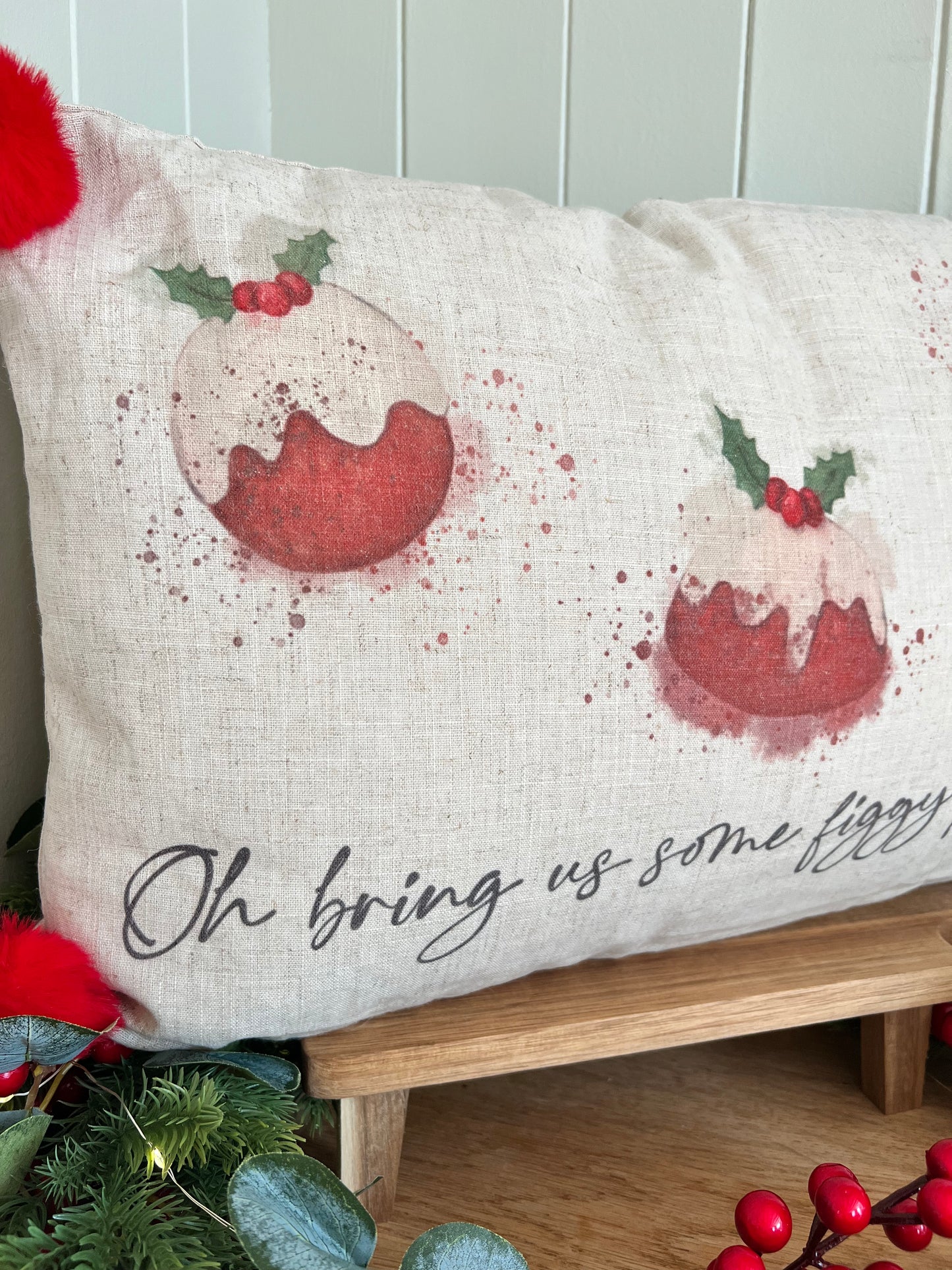 Christmas Pudding Cushion