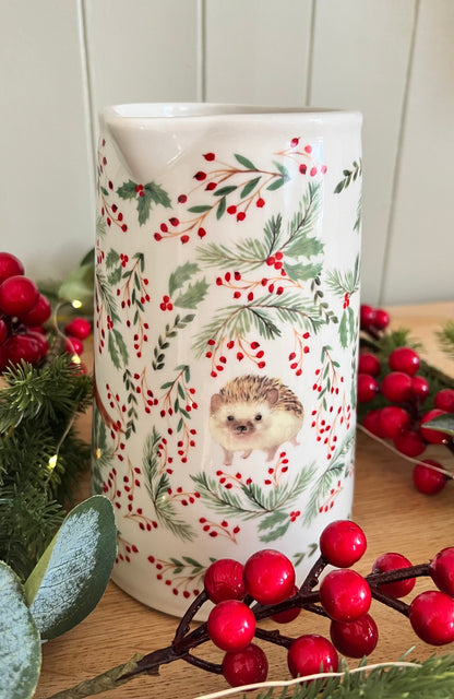 Christmas Folk Animal Jug