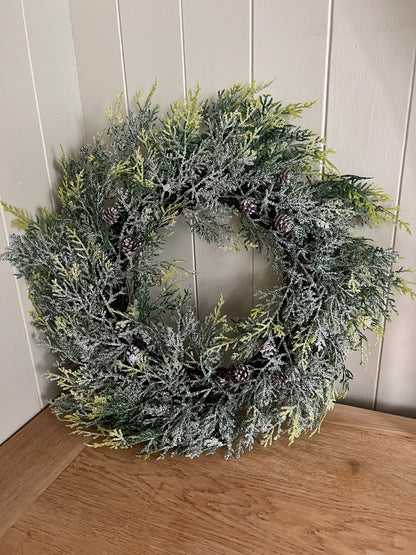 Frosted Pine Wreath