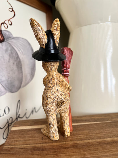 Jasper Rabbit With Broomstick