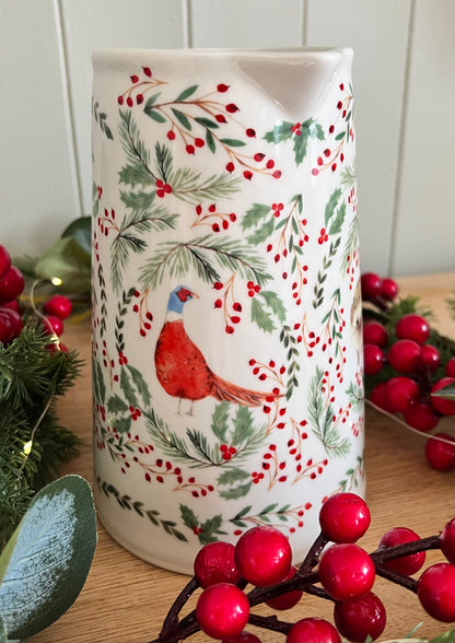 Christmas Folk Animal Jug