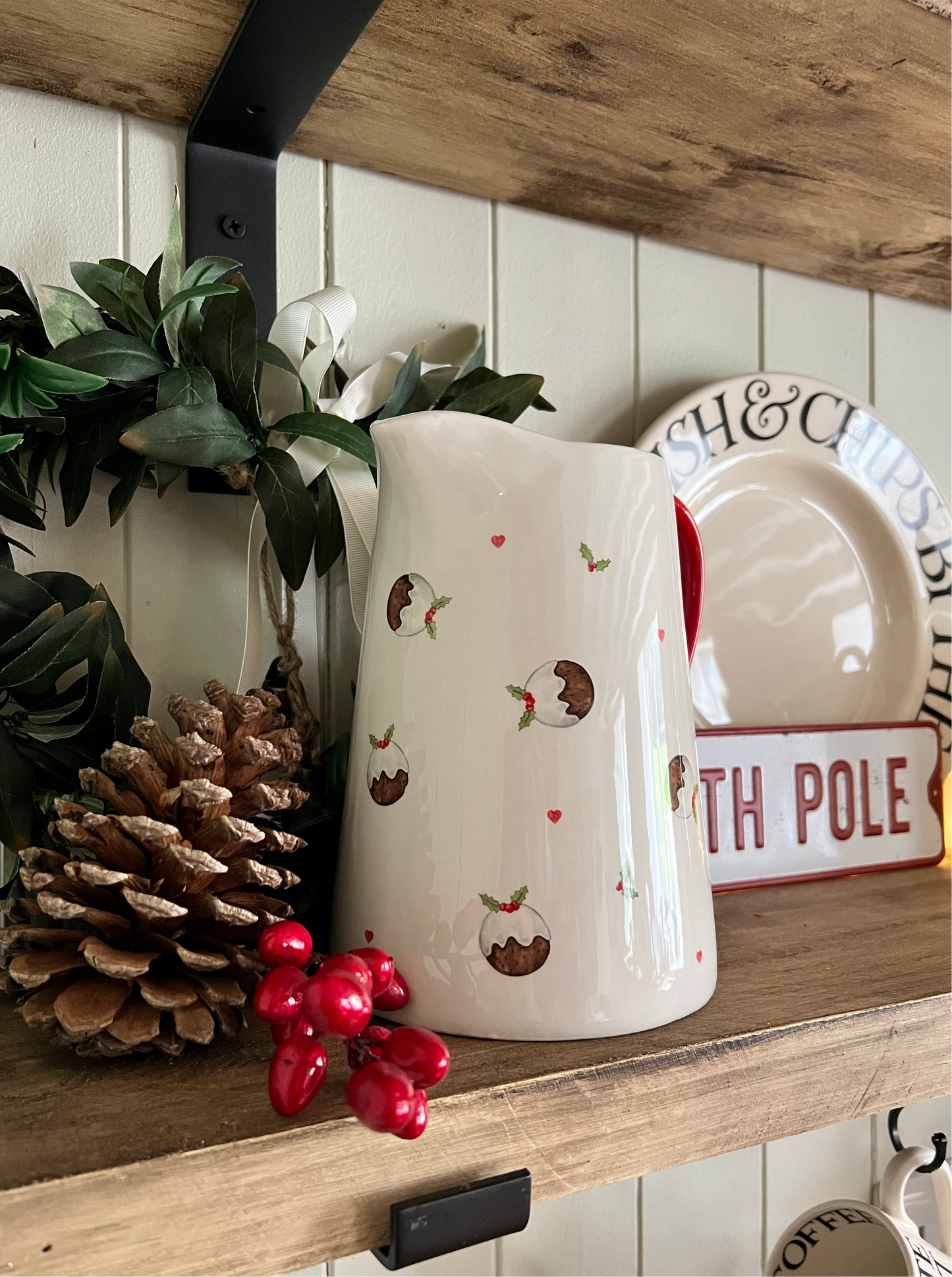 Christmas Pudding Jug