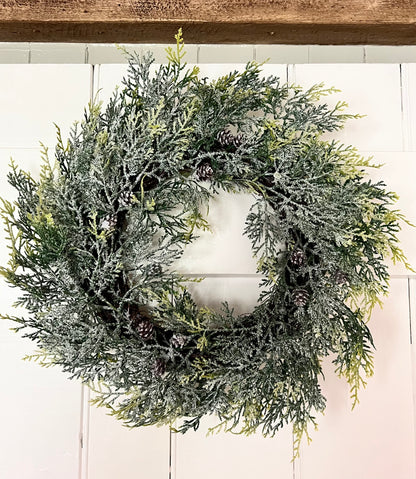 Frosted Pine Wreath