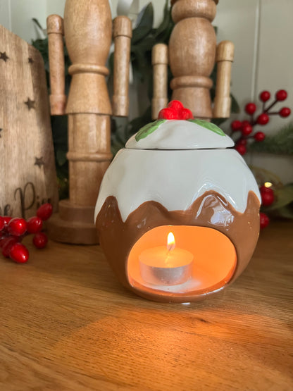 Christmas Pudding Wax Melt Burner