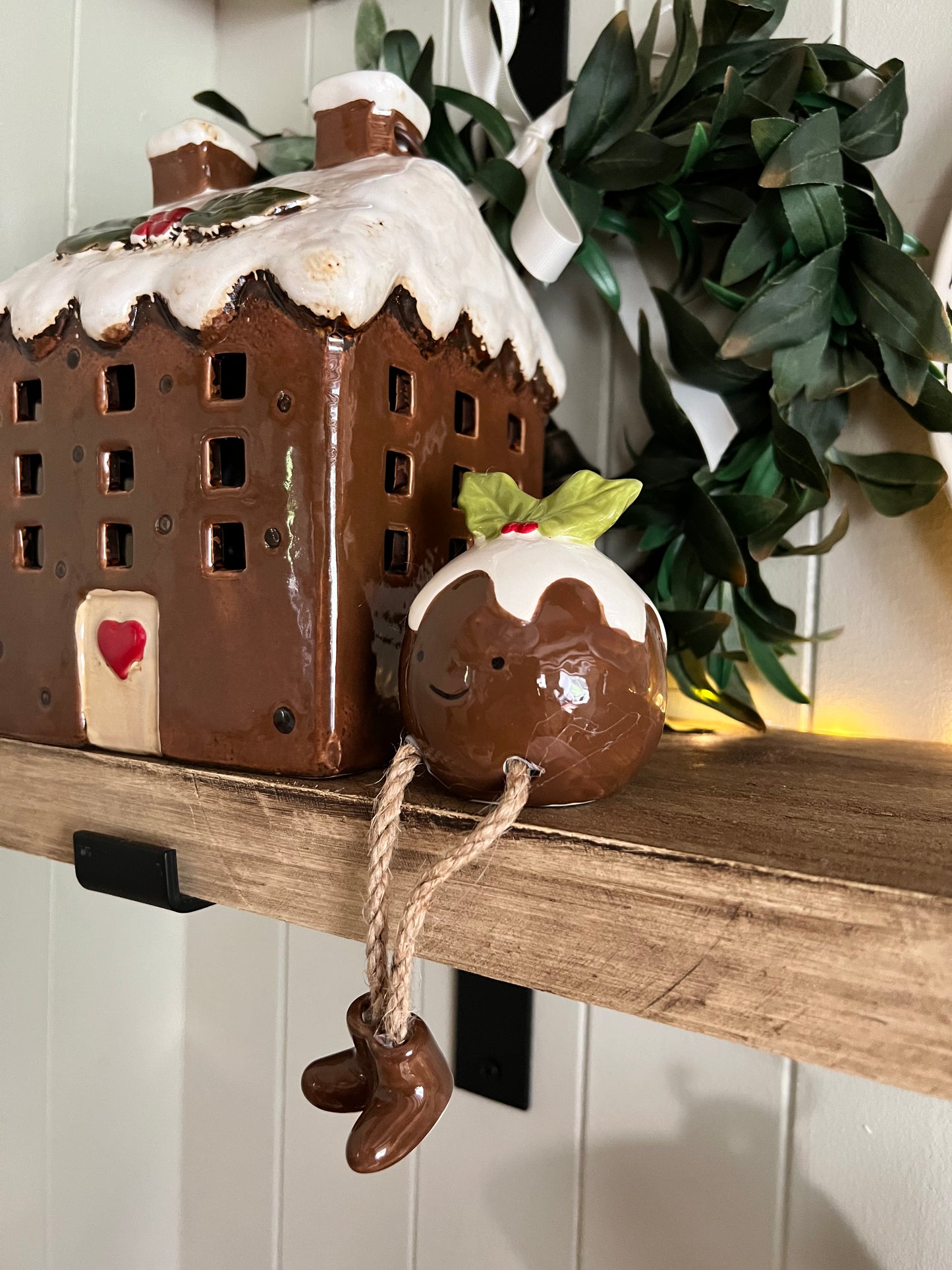 Christmas Pudding Shelf Sitter