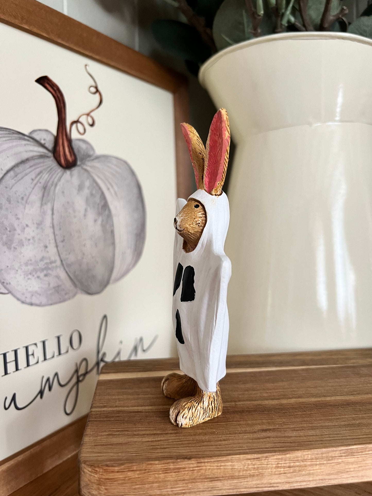 Ghost Bunny Ornament