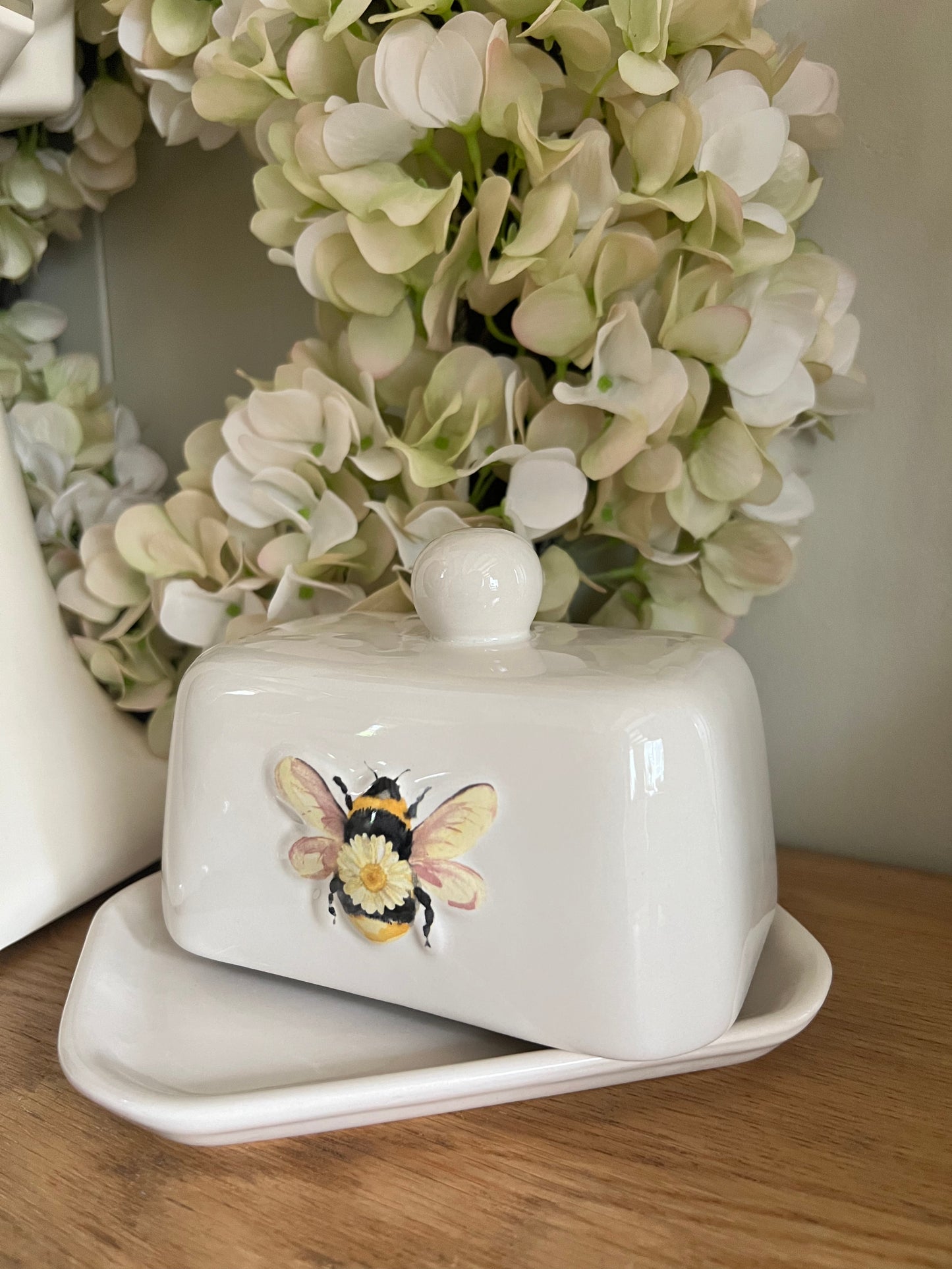 Daisy Bee Butter Dish