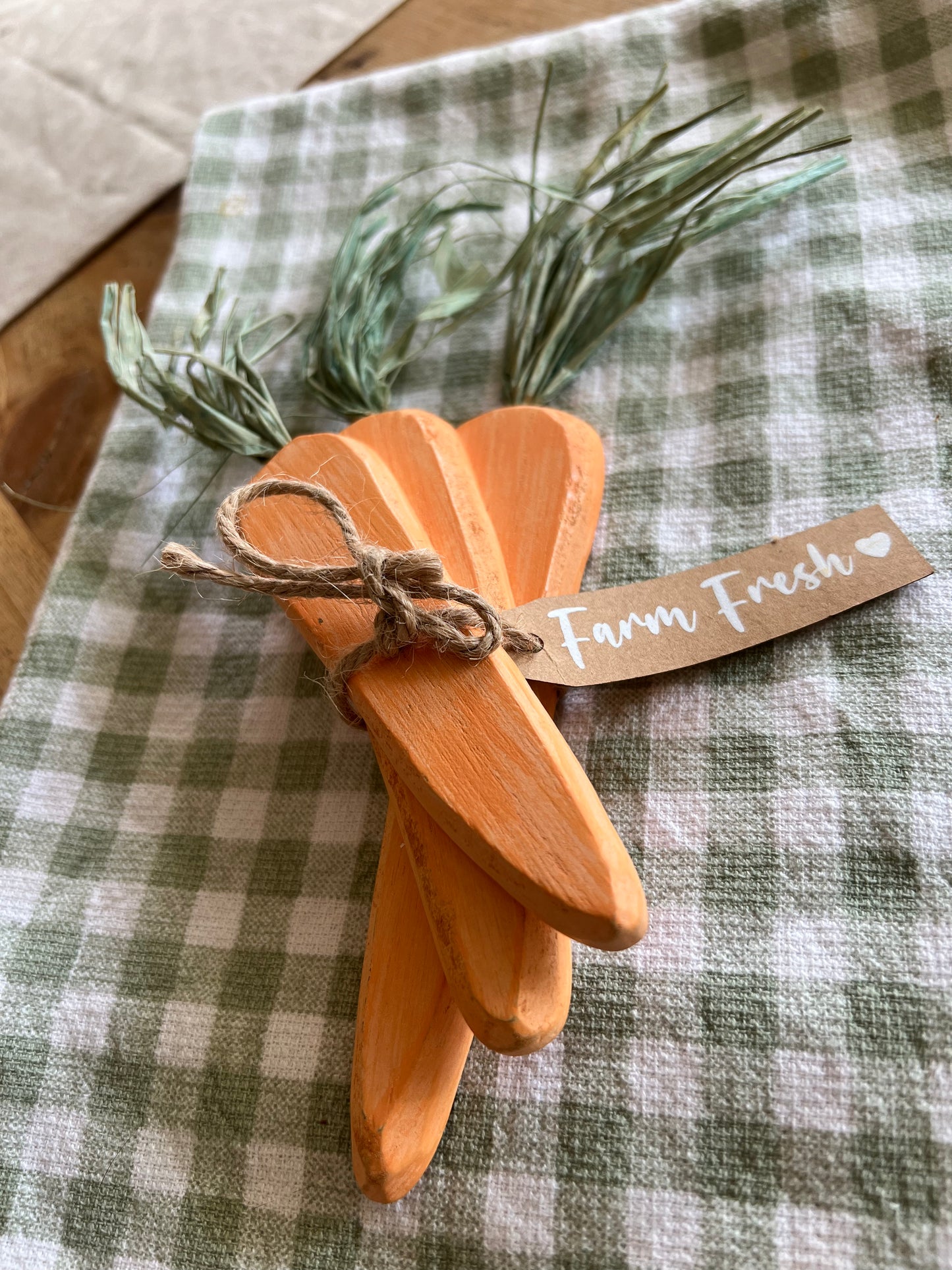 Wooden Carrot Bundle