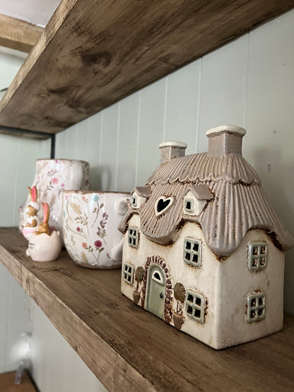 Large Cottage Tea Light Holder